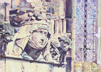 Erosion of Memories, 1996 (gouache)